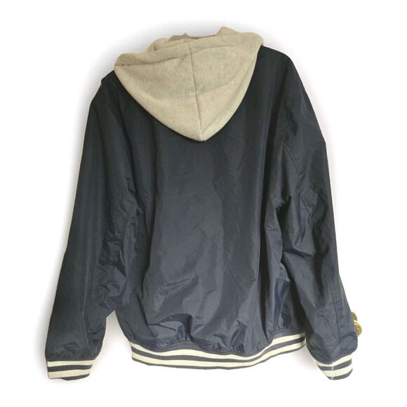 CLSC Life Streetwear Mens Jacket Coat Size XL Navy Blue Gray Letterman Varsity - Picture 2 of 12